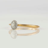 tulle diamond ring oval