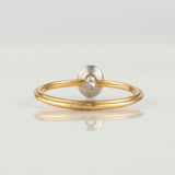 tulle diamond ring oval