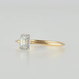 tulle diamond ring emerald