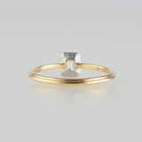 tulle diamond ring emerald