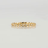 twist 7 diamond ring