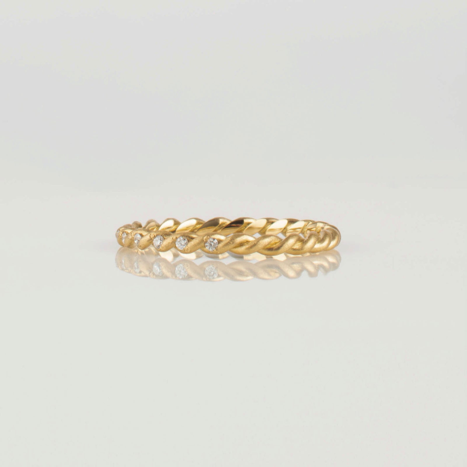 twist 7 diamond ring – shinkai jewelry