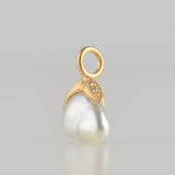 coronet south sea pearl diamond top　T2510-007