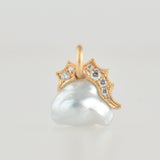 coronet south sea pearl diamond top　T2507-006