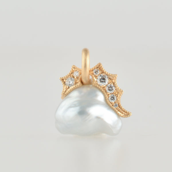 coronet south sea pearl diamond top　T2507-006