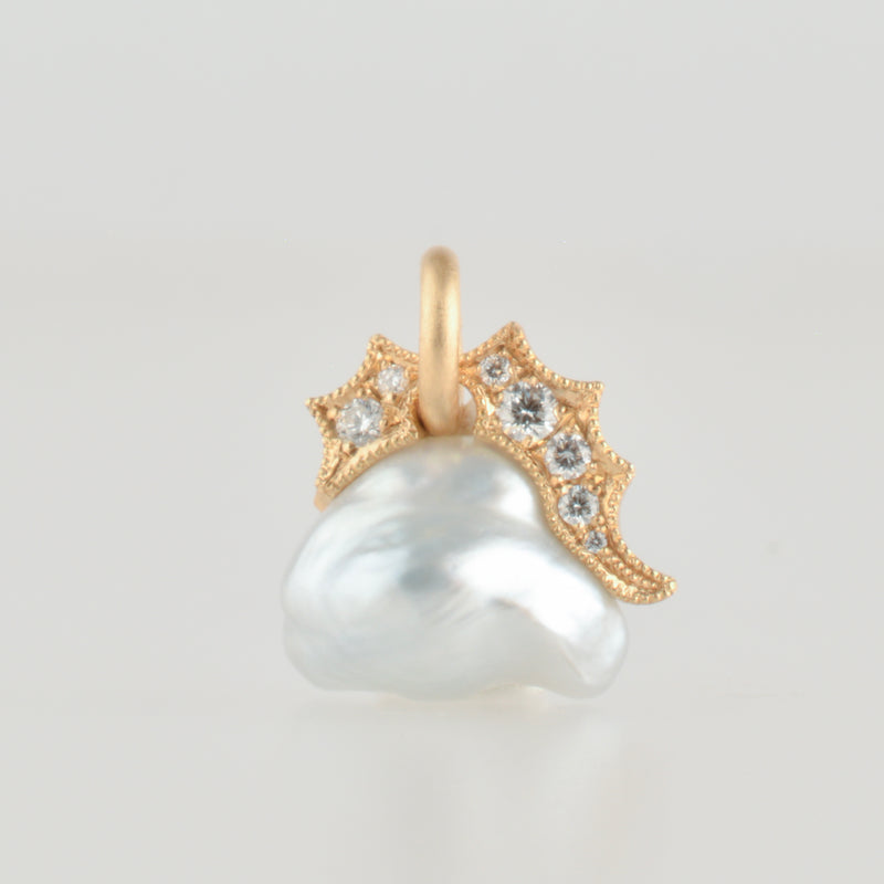 coronet south sea pearl diamond top　T2507-006