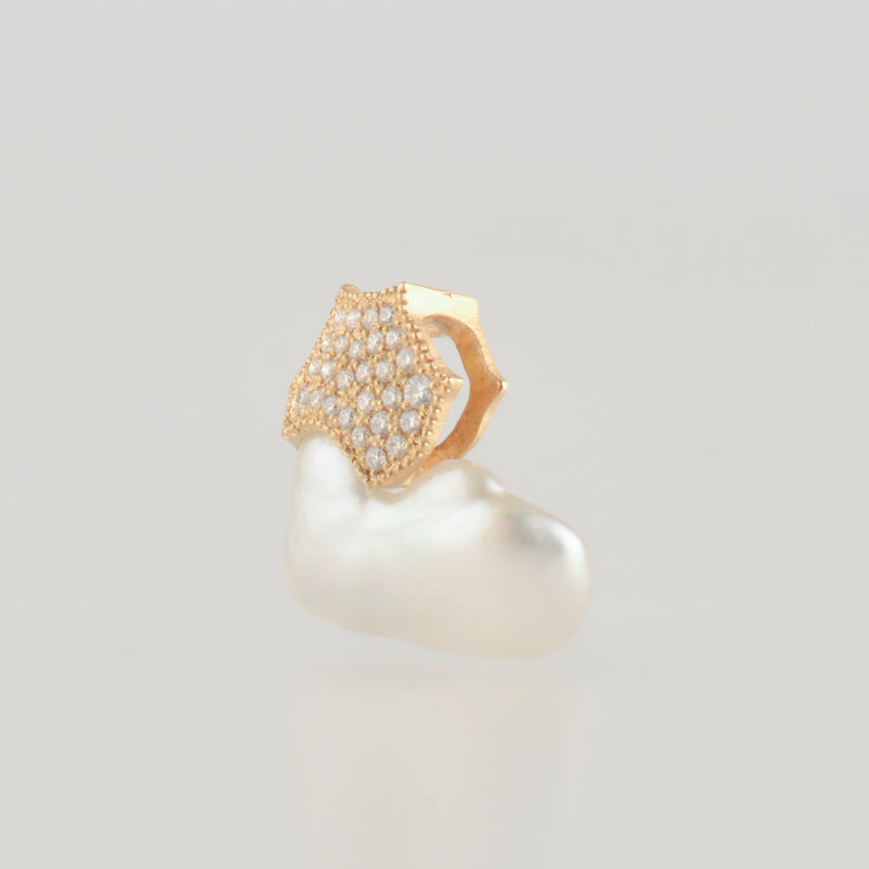coronet south sea pearl diamond top　T2507-004