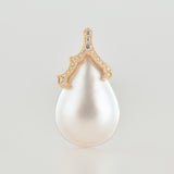 coronet mabe pearl diamond top　T2507-008